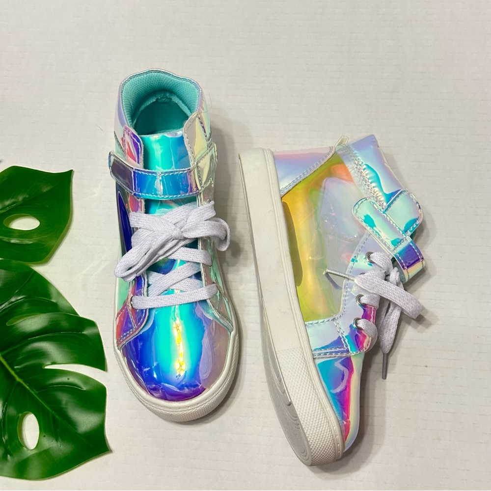 Wonder Nation Iridescent High Top Sneaker NWOT - Picture 4 of 8